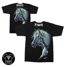 Load image into Gallery viewer, White Horse - Short Sleeve T-shirt - (TS0206)
