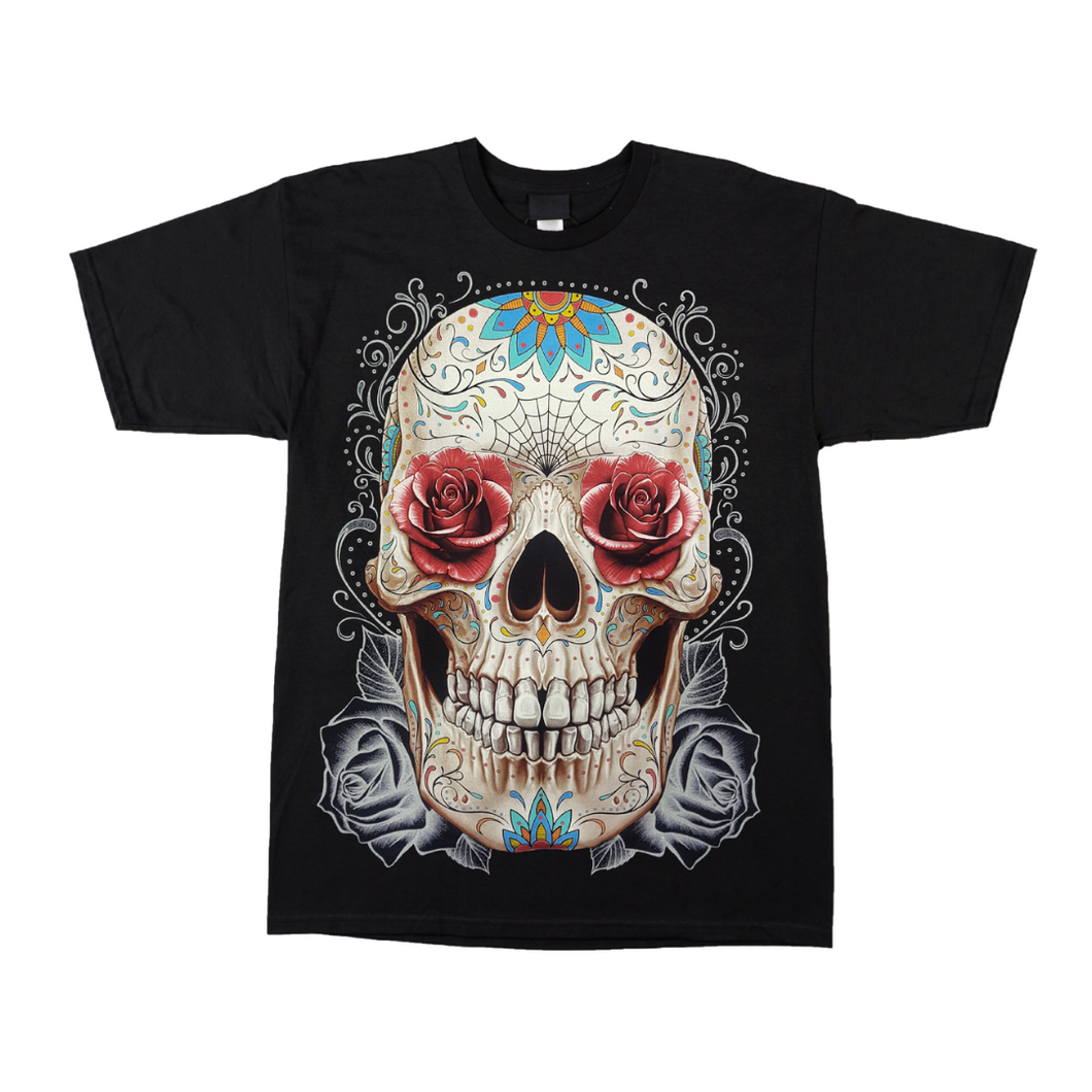 Sugar Skull Short Sleeve T-shirt (TS007)