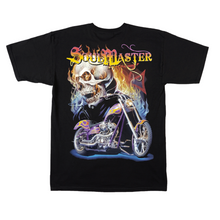 Load image into Gallery viewer, Bike and Skull Soul Master Short sleeve T-shirt  (TS009)
