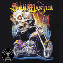 Load image into Gallery viewer, Bike and Skull Soul Master Short sleeve T-shirt  (TS009)
