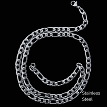 Load image into Gallery viewer, Stainless Steel Chain  -  Curb Chain (SSC008) Figaro Link
